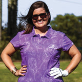 Protea Purple - Ladies Golf Polo | Aardvark Apparel